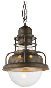 Suspension 147 5 cm ANDERS coloris rouille Suspension 147 5 cm ANDERS