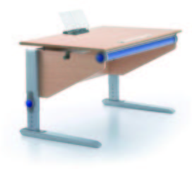 Bureau enfant ergonomique Winner Hêtre New Basic Moll Bureau enfant ergonomique