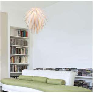 Suspension URCHIN coloris blanc Suspension URCHIN coloris