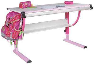 Bureau enfant réglable en hauteur 120x60 cm coloris Bureau enfant réglable en