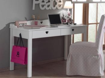 Bureau enfant AMORA blanc