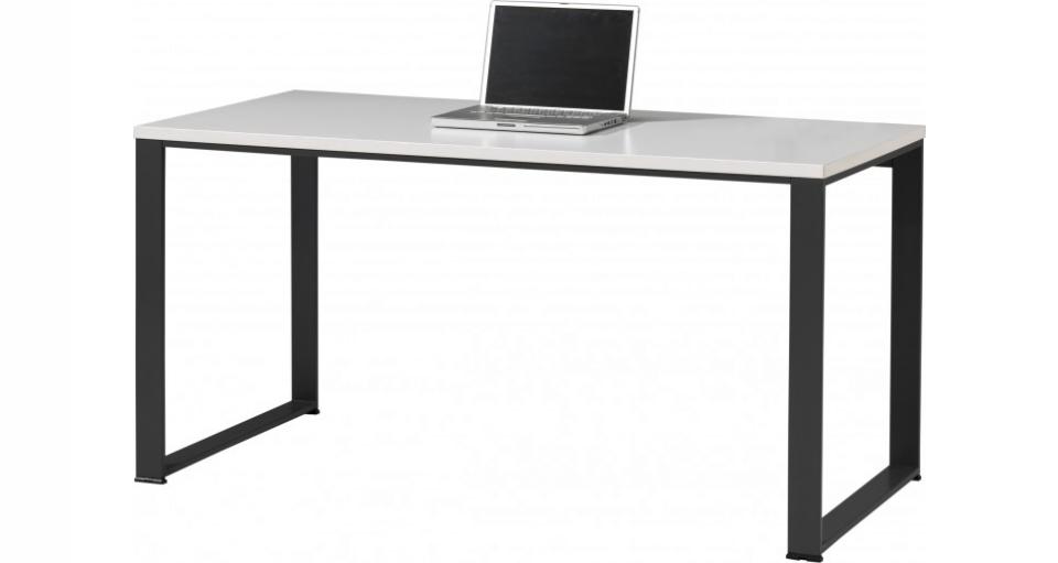 Bureau enfant laqué blanc et noir NIXON