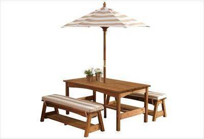 Table de jardin enfant + parasol KidKraft