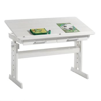 Bureau enfant OLIVIA en pin massif réglable en hauteur Bureau enfant OLIVIA en pin