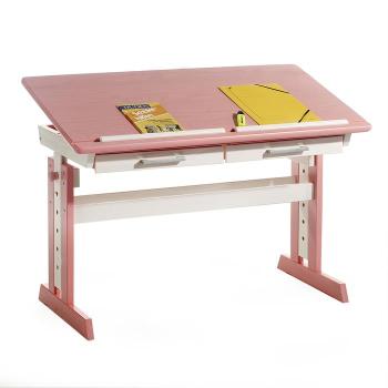 Bureau enfant OLIVIA en pin massif réglable en hauteur Bureau enfant OLIVIA en pin