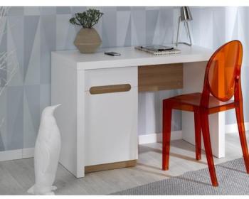 Bureau enfant avec caisson modulable Milo blanc Bureau enfant avec caisson
