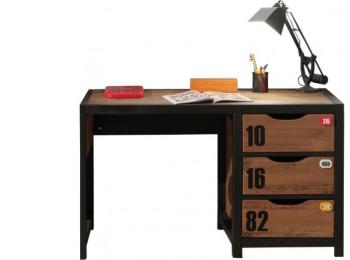 Bureau enfant pin massif 3 tiroirs ALEX Bureau enfant pin massif 3
