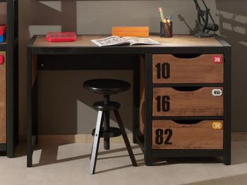 Bureau enfant ALEXIS pin noir Bureau enfant ALEXIS pin noir