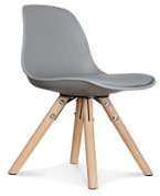 Chaise scandinave pour enfant - MATT ENFANT GRIS Chaise scandinave pour enfant