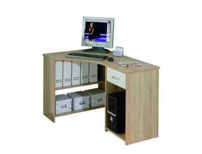 Bureau dangle coloris chêne naturel