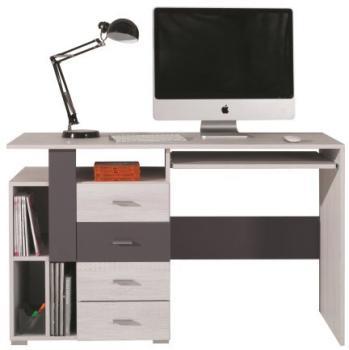 BUREAU ADO EN BOIS TEEN GRIS