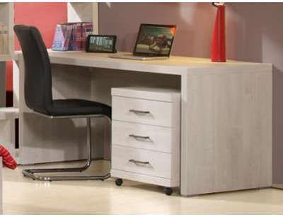 Bureau BERLIN 3 tiroirs chêne andes