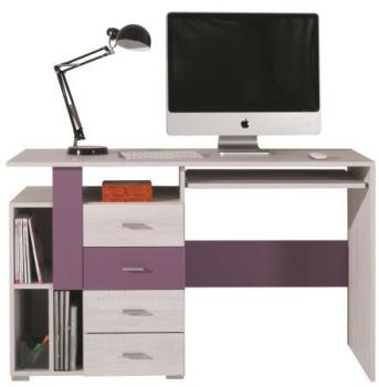 BUREAU ADO EN BOIS TEEN VIOLET