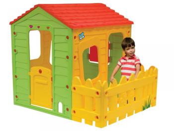 Cabane enfant en PVC Fermette - 1.18 x 1.46 x 1.27