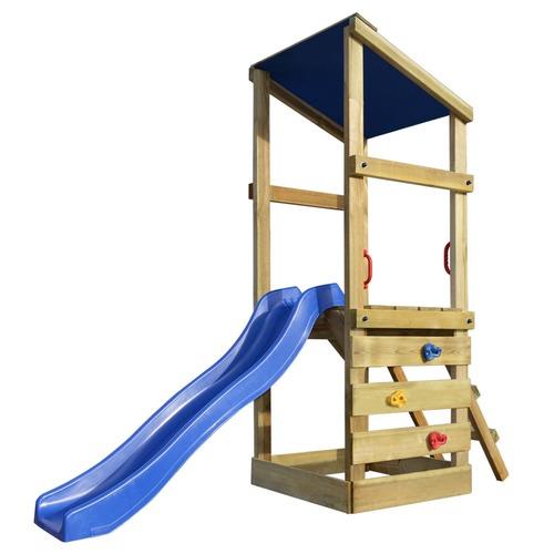 VidaXL Aire de jeux avec échelle et toboggan en bo