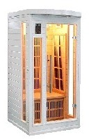 Sauna infrarouge soleil blanc 1