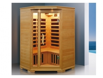 Sauna Infrarouge 3 4 places d angle Gamme prestige Sauna Infrarouge 3 4 places
