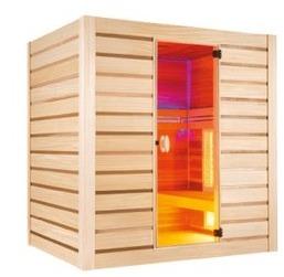 Sauna vapeur et infrarouge Hybride Combi