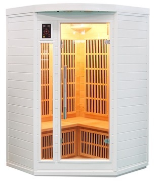 Sauna infrarouge Soleil Blanc - 2/3 places