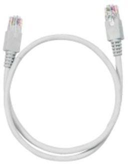 Cordon téléphone RJ11/RJ45 0.50m HAGER TN822