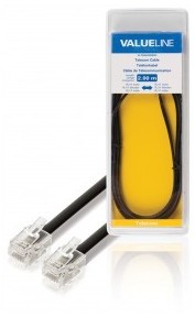 Câble de télécommunication à connecteur RJ11 mâle