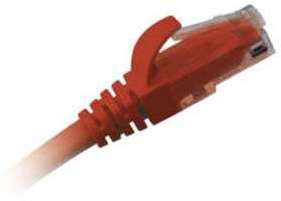 Cordon RJ45 CAT6 FTP/UTP 5 Mètres Rouge - ECOMEDIA