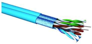 Câble Ethernet rigide CAT6 F/UTP 2x4 paires LSZH b