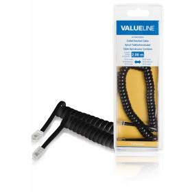 Câble spirale pour combiné RJ10 mâle - RJ10 mâle 2
