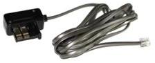 Câble téléphonique serti RJ11 + fiche gigogne - 2