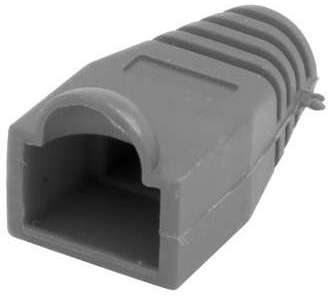 Rj45 manchon souple pour fiche modulaire - gris -