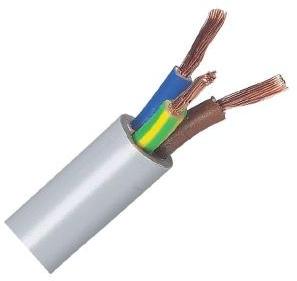Câble souple domestique H05 VV-F gris - 3G1 mm² -