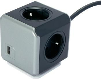 PowerCube 3 prises et 1 USB avec station de fixation PowerCube 3 prises et 1 USB