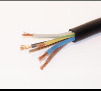 Câble souple industriel à la coupe 5G6mm HO7RNF5G6 Câble souple industriel à