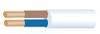 Câble souple domestique 2x0 75mm blanc couronne de Câble souple domestique 2x0