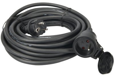 RALLONGE ELECTRIQUE 10 METRES ETANCHE IP44 - SILVE