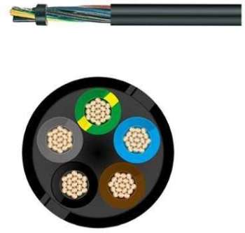 Câble électrique souple H07 RN-F 5G2 50 mm (50 mètres) Câble électrique souple H07