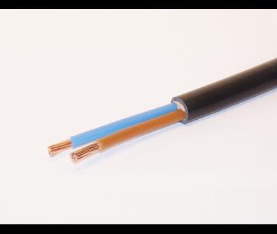 Câble rigide industriel à la coupe 2x1 5mm R02V2x1 Câble rigide industriel à