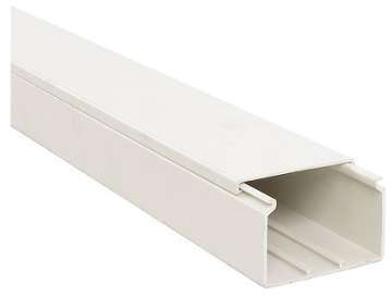 Goulotte électrique blanche 60x40mm (carton de 4 m