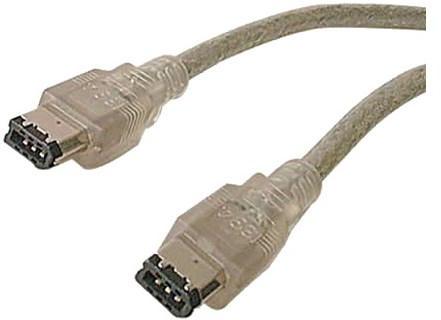 Câble FireWire 6/6 mâle - 1,2 m - Câble