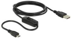 Câble USB / Micro USB 150 cm avec interrupteur