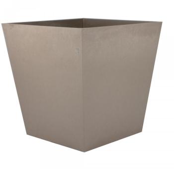 Dustwood Pot / Cache-pot pré-percé taupe en matièr