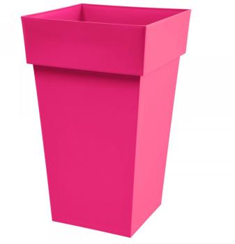 Toscane Cache-pot allongé rose en plastique H65xL3