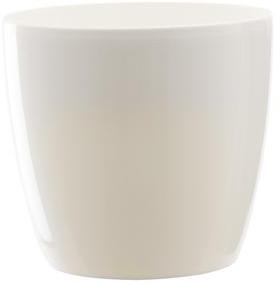 Cache pot 16cm Brussel Diamant Elho blanc