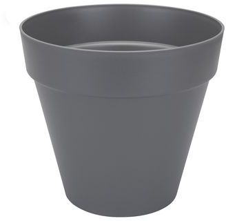 Cache-pot Elho gris en plastique H53xD60cm {Couleu