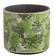 Cache Pot en Céramique Tropical 19 x 17 cm Cache Pot en Céramique Tropical