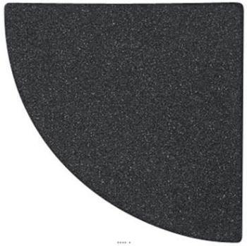 Lot de 4 Pieds L 9x9xH 2cm Noir pour mettre sous t