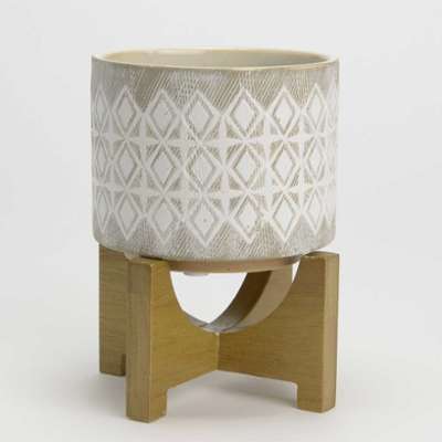 Cache Pot sur Pied Evasion 17 5 cm Cache Pot sur Pied Evasion