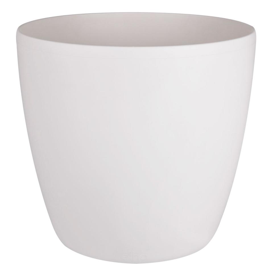 Cache Pot Rond avec Roulettes Brussels 40 cm Blanc Cache Pot Rond avec Roulettes