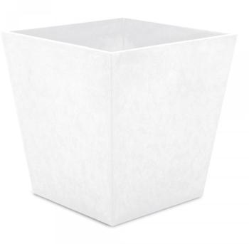 Dustwood Pot / Cache-pot pré-percé blanc en matièr