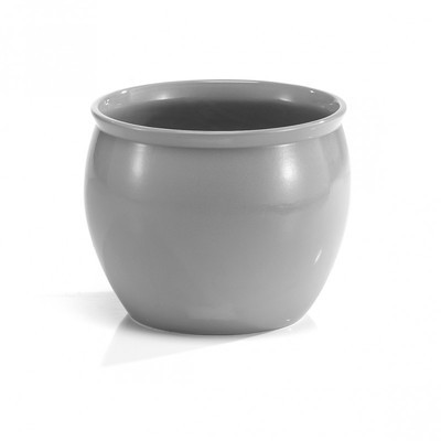 Cache pot rond gris Immanence